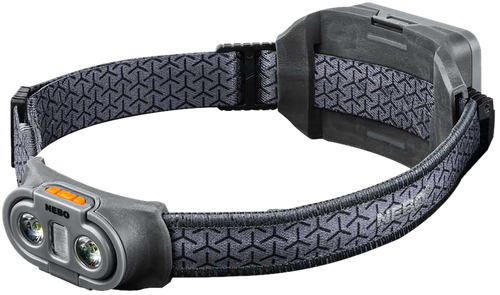 NEBO NEBHLP0015 Einstein 750 Headlamp Gray 5/80/250/750 Lumens White/Red