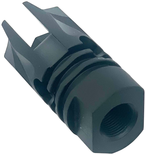 LBE Unlimited ARFH-REV REV Flash Hider 5.56mm (223 Cal) Black 1/2"-28 tpi Threads, Crush Washer
