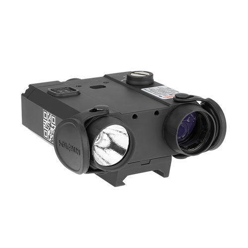 Holosun LS420G LS420G Matte Black Green Laser & IR Pointer/Illuminator Coaxial Dual Laser 600 Lumen White