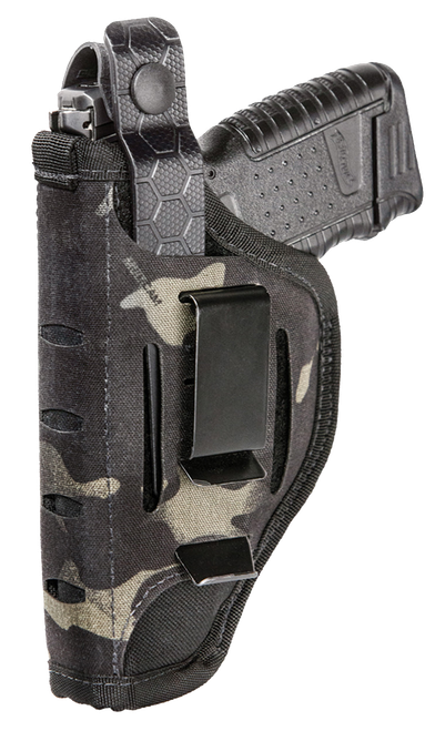 Sentry 35AH07MB Nylon Iwb/owb MultiCam Black Nylon Belt Clip/Belt Slide Fits Large Semi-Auto Fits 4.50-5"