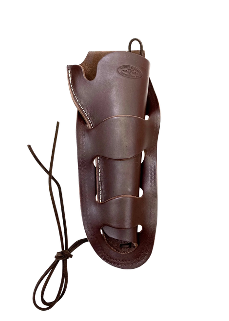 Hunter Company 1080-40 Western Double Loop OWB Size 40 Antique Brown Leather Belt Slide Fits SA Revolver Fits