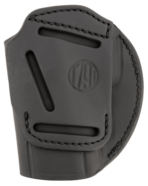 1791 Gunleather 3WH6SBLA 3-WAY Iwb/owb Size 06 Black Leather Belt Loop Fits Beretta 92 Fits Walther Ppq Fits