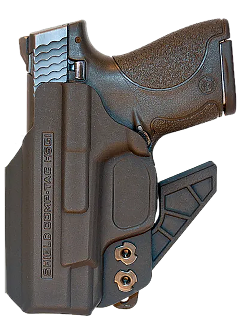 Comp-Tac C756GL297RBKN eV2 AIWB Black Kydex Belt Clip Fits Glock 26 Gen5 Right Hand