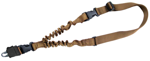 Tacshield (military Prod) T6010CY Shock Sling Coyote Tan Webbing Single-Point Rifle/Shotgun