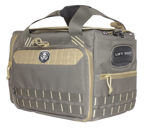G*Outdoors GPS Bags 1512MLBR Range Bag Rifle Green Med/Lg Holds 5 Handguns