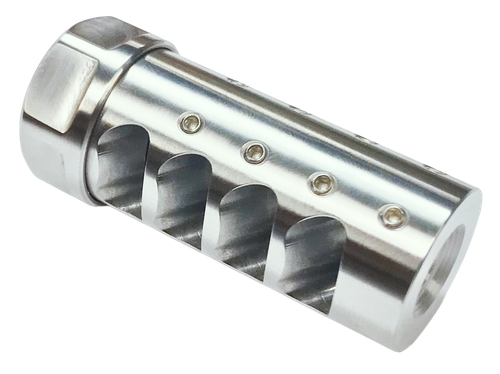 American Precision Arms G3L5865S Gen 3 Little Bastard Self Timing Brake Black Stainless Steel with 5/8"-24
