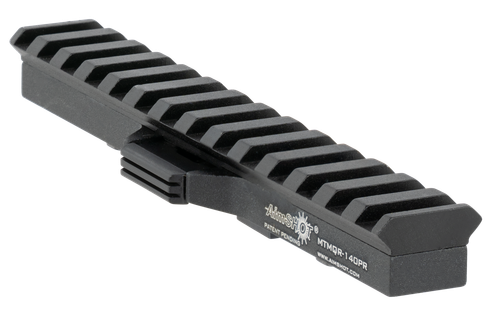 Aimshot MTMQR140PR Quick Release M-Lok Adapter Picatinny Rail Black Anodized