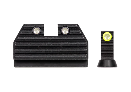 Night Fision Optics Ready Stealth Night Sight Set Yellow for CZ P-10 C/f/s