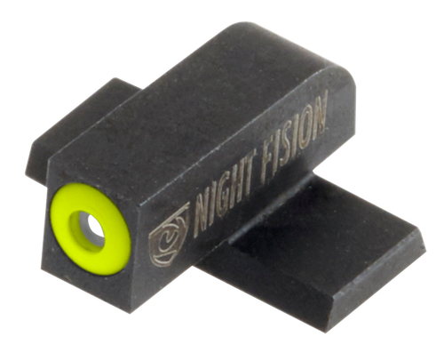 Night Fision SPR225001YGX Tritium Front Sight for Springfield Green Tritium Yellow Outline Front Sight