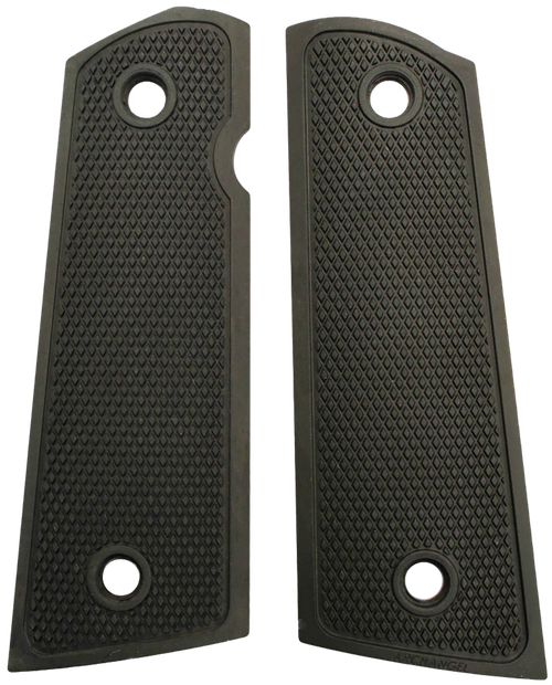 Archangel AA107 Grip Panels Made of Aluminum With Black Anodized Diamond Checkering Finish for 1911 Government