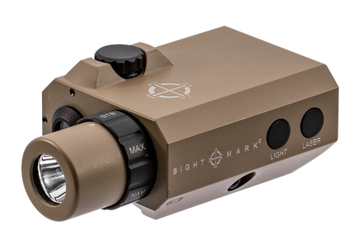 Sightmark SM25012DE LoPro Mini Combo Flashlight and Green Laser Sight Dark Earth 300 Lumens White LED