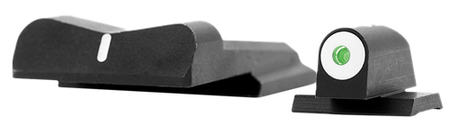 XS Sights SW0024S3 DXW Big Dot Night Sights-Smith & Wesson Black | Green Tritium White Outline Front Sight