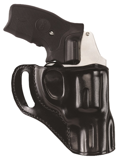 Galco HT118B Hornet OWB Black Leather Belt Slide Fits Ruger SP101 Fits Colt Cobra Right Hand
