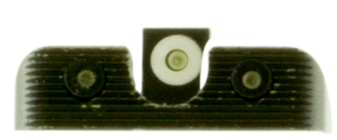 TruGlo TG231B1W Tritium Pro Black | Green Tritium White Outline Front Sight Green Tritium Rear Sight