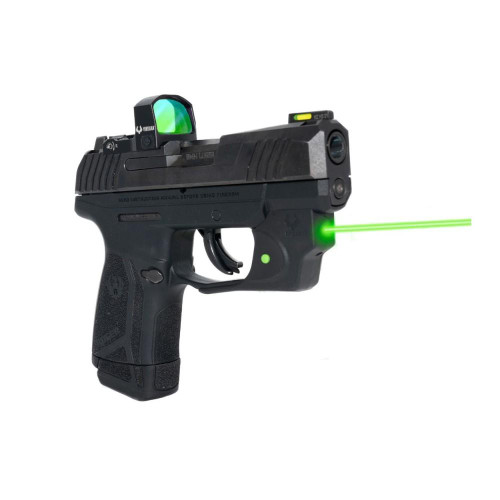 Viridian Green Laser E Series Green Laser Black Ruger MAX-9 w/ Kydex Holster IWB RH
