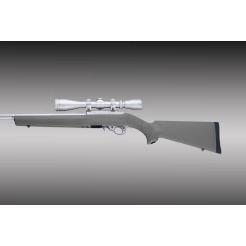 Hogue Hoge Rubber Overmolded Stock with .920" Dia Barrel Channel for Ruger 10-22 Slate Grey