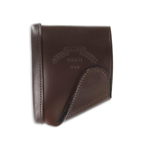 Galco International Ltd. Leather Slip On Recoil Pad Dark Havana Brown Ambi Small