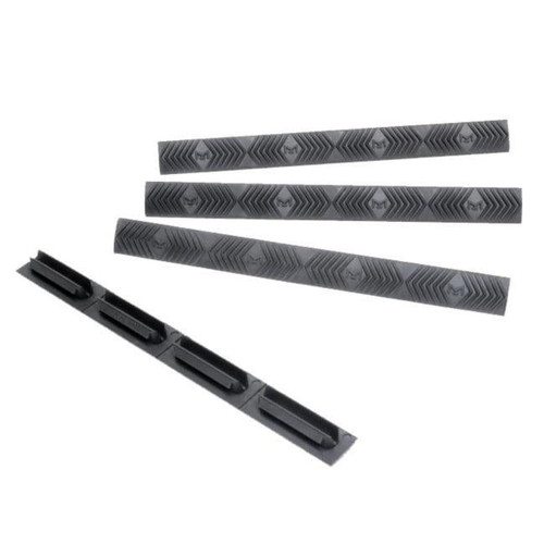 Ergo Grips / Falcon Ind. Modular Wedgelok Rail Covers Graphite Grey 4/ct