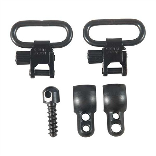 Uncle Mikes Quick Detach Swivels - 1051-2 W/ 1'' Loops, Barrel OD .540''-.590'' See Specs #3 for Model