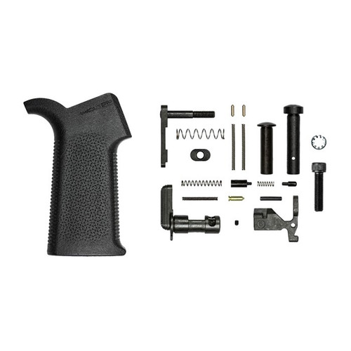 Aero Precision M4E1 Lower Parts Kit W/ MOE SL Grip Minus Fcg for AR-15 Black