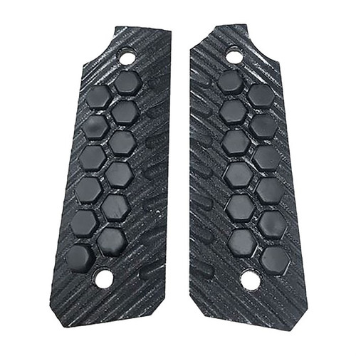 Tandemkross Hivebrid G10 Panel Grips for Ruger~ MKIV~ 22/45~ Black