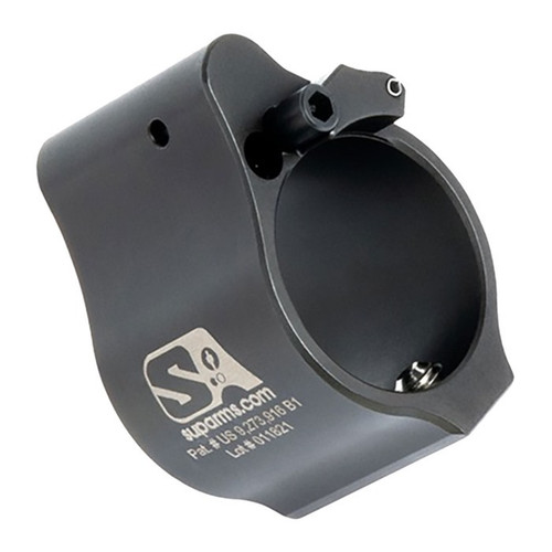 Superlative Arms AR-15 Solid Adjustable Gas Block .875'' Black