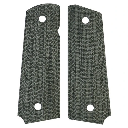 Vz Grips 1911 ''Gator-back'' Grips - Government Grips, Slim, Blast Black Canvas