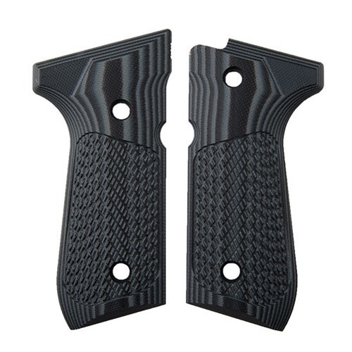 VZ Grips Beretta 92 Tactical Slant Grips, Black/Gray