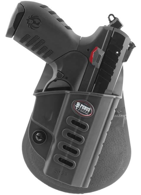 Fobus SR22 Passive Retention Evolution OWB Black Polymer Paddle Fits Ruger SR22 Right Hand
