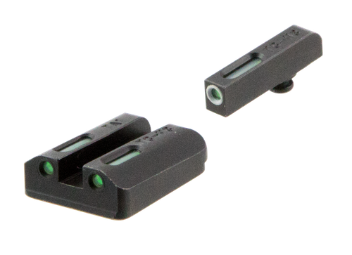 TruGlo TFX Tritium/Fiber-Optic Day/Night Sights Fit Taurus MIllennium 62 709 Slim / 740 Slim - White Outline