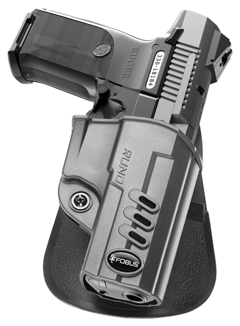 Fobus RUND Passive Retention Evolution OWB Black Polymer Paddle Fits Ruger SR Fits Ruger SR Compact Right Hand