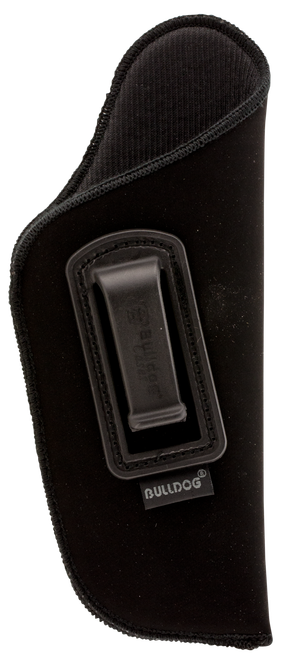 Bulldog DIP815 Deluxe IWB Black Suede Like Belt Clip Fits Beretta 92/Glock 20/2-3" Barrel Right Hand