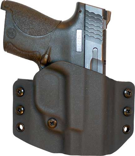 Comp-Tac RH S&W 380 Shld Ez BLACK!Compensator-TAC Warrior Holster OWB