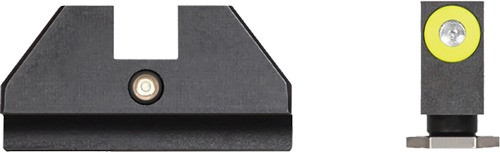 Night Fision Student of the Gun Accur8 Night Sight Set Yellow Front Black Back for Glock 42/43/43x