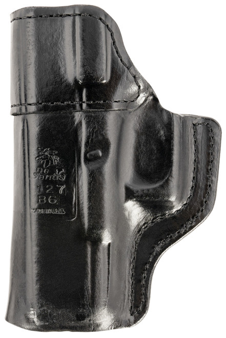 DeSantis Gunhide 127BAB6Z0 Inside Heat IWB Black Leather Belt Clip Fits Glock 19/19 GEN 5/19X/23/32/45 Right