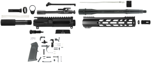 TacFire SSPK556LPK10 Pistol Kit 5.56x45mm NATO AR-Pistol Platform Black Steel