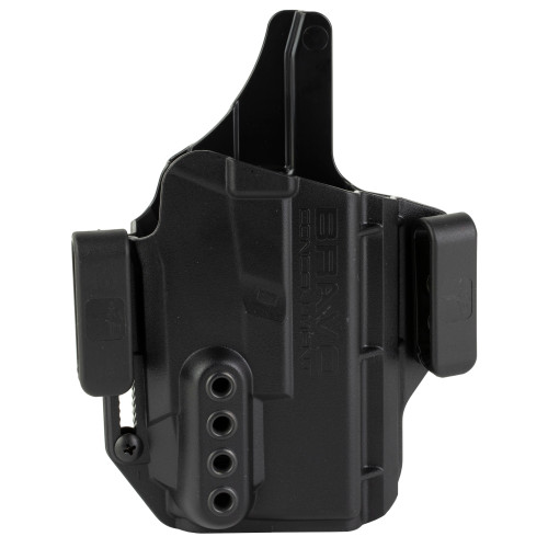 Bravo Concealment Torsion Light Bearing Concealment Holster for Glock 19 - Black, Right Hand