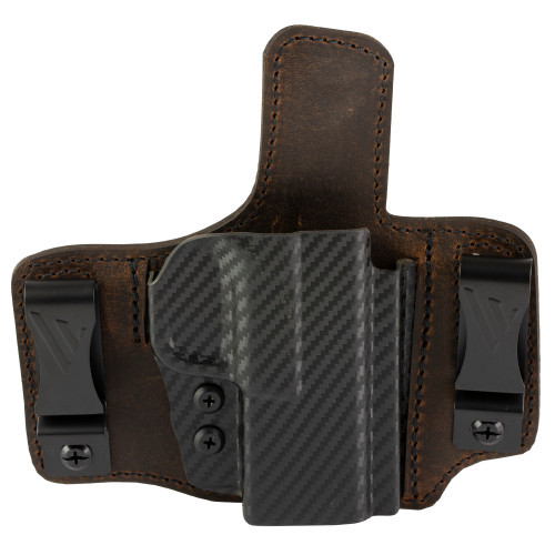 Versacarry Insurgent Deluxe Belt Holster for Springfield Hellcat Pro - Brown, Right Hand