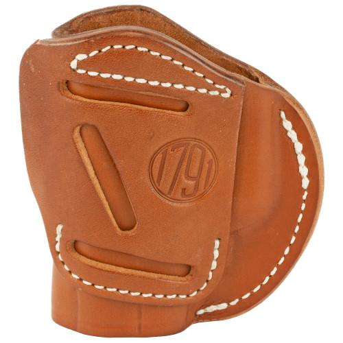 1791 Gunleather 4 Way Holster for Glock 26/27/33 - Brown, Right Hand