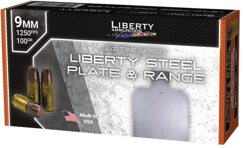Liberty 9mm Luger Ammo - 100 Grain | Solid Copper | 50rd Box