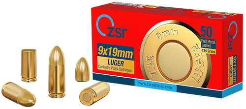 Ammo Inc ZSR 9mm Luger Ammo - 124 Grain | FMJ | 50rd Box