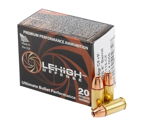 Wilson Combat 9mm Luger Ammo - 115 Grain | Solid Copper | 20rd Box