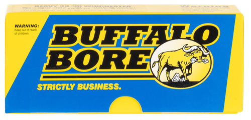 Buffalo Bore Personal Defense Strictly Business 38 Super +P Ammo - 124 Grain | JHP | 20rd Box