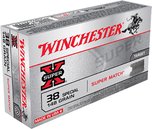 Winchester Super X 38 Special Ammo - 148 Grain | Lead | 50rd Box