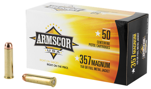 Armscor USA 357 Mag Ammo - 158 Grain | FMJ | 50rd Box