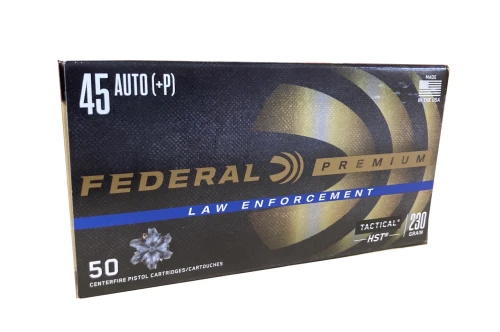 Federal 45 ACP +P Ammo - 230 Grain | JHP | 50rd Box