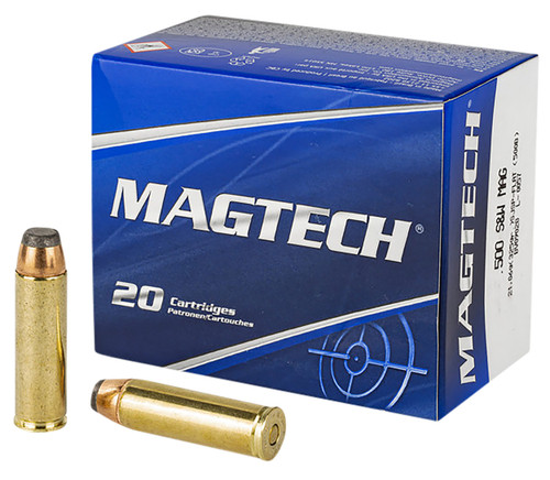Magtech Range/Training 500 S&W Mag Ammo - 325 Grain | JSP | 20rd Box (500B)