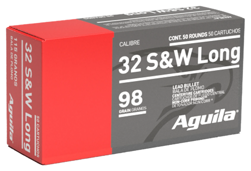 Aguila 32 S&W Long Ammo - 98 Grain | Lead | 50rd Box