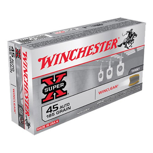 Winchester 45 ACP Ammo - 185 Grain | TMJ | 50rd Box