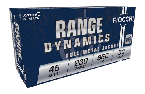 Fiocchi 45 ACP Ammo - 230 Grain | FMJ | 50rd Box
